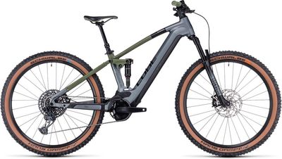 E-Allmountain MTB Cube Stereo Hybrid 120 TM 750 2024 | 750 Wh | 27,5 Zoll | Diamant | S | flashgrey´n´olive (Bild 1)