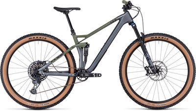 All Mountain Bike Cube Stereo ONE22 HPC TM 2024 | 29 Zoll | Diamant | S | flashgrey´n´olive (Bild 1)