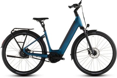 E-Stadtrad Cube Supreme Hybrid Deluxe Pro 2026 | 600 Wh | 26 Zoll | Tiefeinsteiger | 42 cm | electricblue´n´chrome (Bild 2)