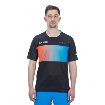 Fahrradtrikots kurzarm Cube Teamline MTB Kurzarm Enduro (Bild 1)