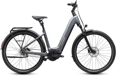 E-Bike Tourenrad Cube Touring Hybrid Deluxe SLX 2026 | 800 Wh | 28 Zoll | Tiefeinsteiger | 46 CM | slabgrey´n´chrome (Bild 1)