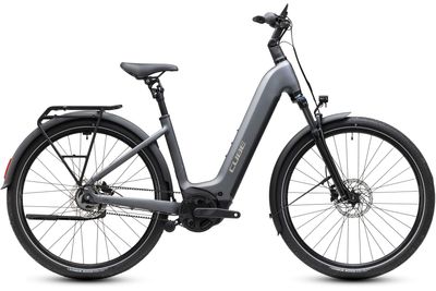 E-Bike Tourenrad Cube Touring Hybrid Deluxe SLX 2026 | 800 Wh | 28 Zoll | Tiefeinsteiger | 46 CM | slabgrey´n´chrome (Bild 2)