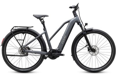 E-Bike Tourenrad Cube Touring Hybrid Deluxe SLX 2026 | 800 Wh | 28 Zoll | Trapez | 46 CM | slabgrey´n´chrome (Bild 2)