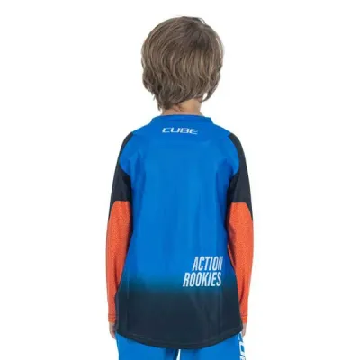 Fahrradtrikots langarm Cube Vertex X Actionteam Langarm Enduro Trikot (Bild 2)