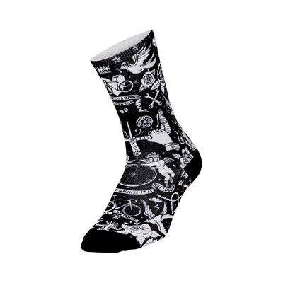 Fahrradsocken cycology cycling VELO TATTOO CYCLING SOCKS Fahrradsocken 0 (Bild 1)