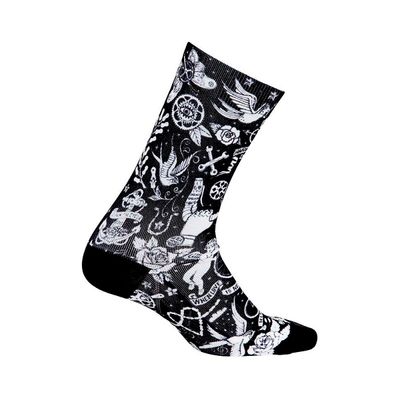 Fahrradsocken cycology cycling VELO TATTOO CYCLING SOCKS Fahrradsocken 0 (Bild 3)