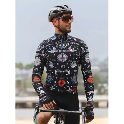 Fahrradtrikots langarm Cycology Gear Tattoo Winter (Bild 5)