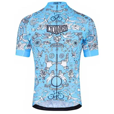Fahrradtrikots kurzarm Cycology Gear VELO TATTOO 0 (Bild 10)