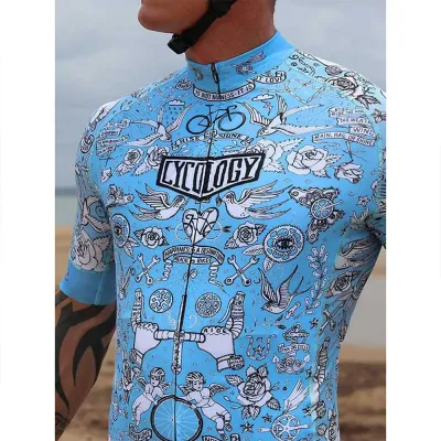 Fahrradtrikots kurzarm Cycology Gear VELO TATTOO 0 (Bild 13)