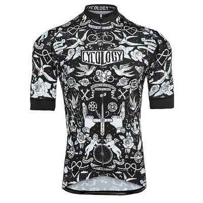 Fahrradtrikots kurzarm Cycology Gear VELO TATTOO 0 (Bild 1)