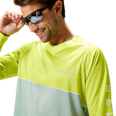 Fahrradtrikots langarm Endura CORE PRINTED L/S TEE MTB Biketrikot 2026 (Bild 10)