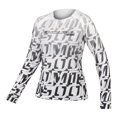 Fahrradtrikots langarm Endura Damen MT500 Print T-Shirt LTD (langarm) 2023 (Bild 1)