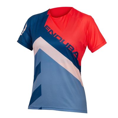 Fahrradtrikots kurzarm Endura Damen SIngleTrack Print T-Shirt LTD 2023 (Bild 1)