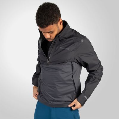 Fahrrad Regenjacken Endura MT500 LITE WASSERDICHTE PULLOVERJACKE MTB-Halfzip 2025 (Bild 5)