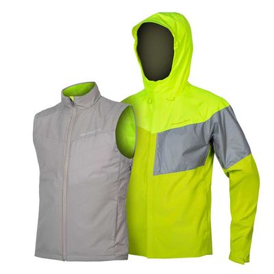 Fahrrad Regenjacken Endura Urban Luminite 3 in 1 Jacke II 2023 (Bild 1)