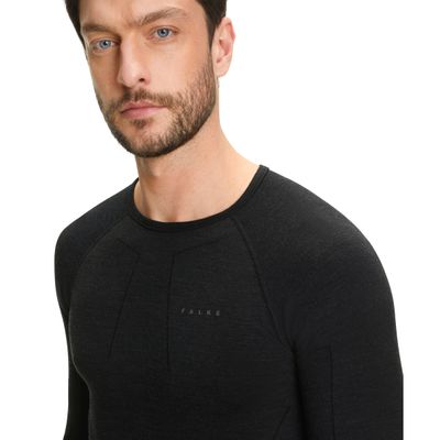Fahrrad Unterhemd Falke WOOL TECH LONGSLEEVED SHIRT Langarmshirt 2025 (Bild 4)