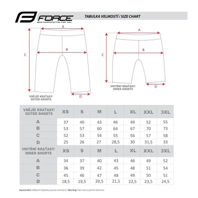 MTB Shorts Force Blade MTB kurze Hose (Bild 13)