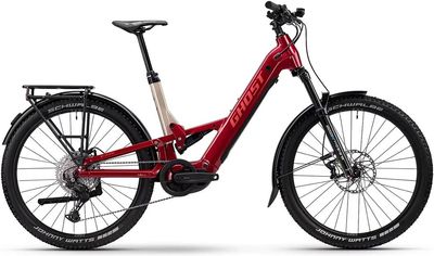 E-Bike Tourenrad Ghost E-ASX Essential EQ 2025 | 600 Wh | 29 / 27,5 Zoll | Diamant | S | rebel red/coffee pebble - glossy (Bild 1)