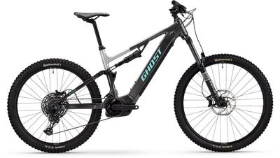 E-Bike Tourenrad Ghost E-ASX Universal High EQ 2025 | 800 Wh | 29 / 27,5 Zoll | Diamant | M | blazing black/misty gray - glossy (Bild 1)