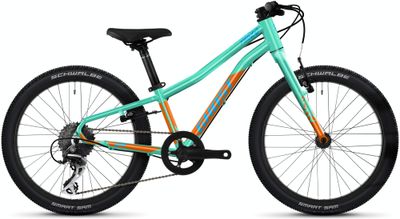 Kinderfahrrad 20 Zoll Ghost Kato 20 Pro 2023 | 20 Zoll | Diamant | 25 cm | green/monarch orange - glossy (Bild 1)