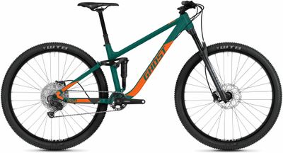 All Mountain Bike Ghost Kato FS Universal 2023 | 29 Zoll | Diamant | M | blue green/monarch orange - matt (Bild 1)