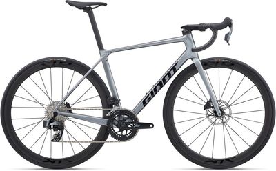 Allround-Rennrad GIANT TCR Advanced Pro 1-AXS 2026 | 28 Zoll | Diamant | L | Tech Silver (Bild 1)