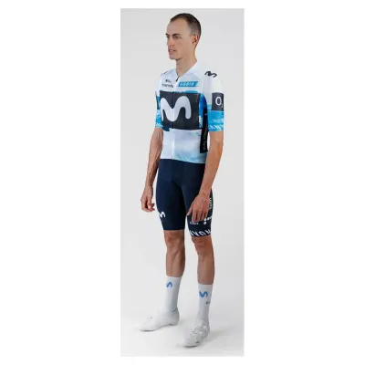 Fahrradtrikots ärmellos Gobik Teams Plus 2.0 Movistar Team 2025 (Bild 3)
