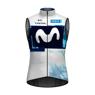 Fahrradtrikots ärmellos Gobik Teams Plus 2.0 Movistar Team 2025 (Bild 7)