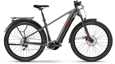 E-Bike Tourenrad Haibike Trekking 5 2024 | 720 Wh | 27,5 Zoll | Diamant | 40 CM | Olive/Red - Gloss (Bild 1)