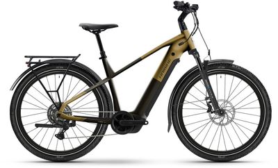 E-Bike Tourenrad Haibike Trekking 7.5 2026 | 800 Wh | 27,5 Zoll | Diamant | S | sparkling black/gold matt (Bild 1)