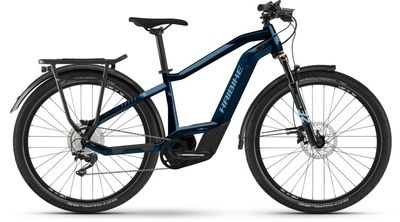 E-Bike Tourenrad Haibike Trekking 8 2023 | 750 Wh | 27,5 Zoll | Diamant | 58 cm | gloss royal blue/metallic silver (Bild 1)