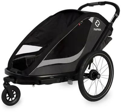 Fahrradanhänger Kinder Hamax Cocoon mit Deichsel und Buggyrad 2025 (Bild 1)