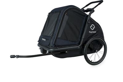 Fahrradanhänger Hund Hamax Pluto L Hundeanhänger mit Deichsel und Buggyrad 2025 (Bild 1)