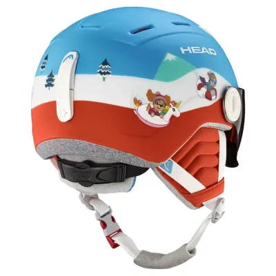 Ski Helm Head Mojo Visor Helfer Auf Vier Pfoten Junior-Skihelm 2025 (Bild 3)