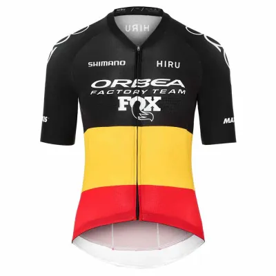 Fahrradtrikots kurzarm Hiru Core Belgian Champion 2026 (Bild 1)
