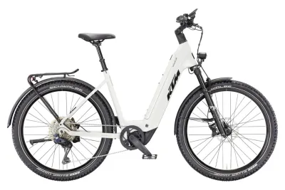E-Bike Tourenrad KTM MACINA AERA 871 LFC Di2 2026 | 800 Wh | 27,5 Zoll | Tiefeinsteiger | 46 cm | marblewhite (Bild 1)