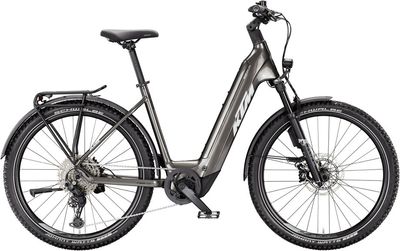 Urban E-Bike KTM Macina Aera 872 LFC ABS 2026 | 800 Wh | 27,5 Zoll | Tiefeinsteiger | 43 cm | Machine Grey/Silver/Black (Bild 1)