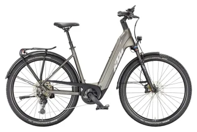 E-Bike Tourenrad KTM MACINA GRAN 810 2026 | 800 Wh | 27,5 Zoll | Tiefeinsteiger | 46 cm | machine grey matt (Bild 1)