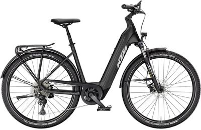 E-Bike Tourenrad KTM MACINA GRAN 820 2026 | 800 Wh | 29 Zoll | Tiefeinsteiger | 56 cm | Diamond Black Matt/Grey/Orange (Bild 1)