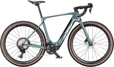 Gravel E-Bike KTM Macina Gravelator SX Prime Di2 2026 | 400 Wh | 28 Zoll | Diamant | M / 55 cm | Royal Teal/Silver/Black (Bild 1)