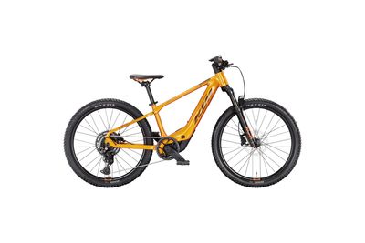 Kinder E-Mountainbike KTM Macina Mini Me SX 24 2026 | 400 Wh | 24 Zoll | Diamant | XS / 33 CM | Fresh Orange/Toned Black (Bild 2)