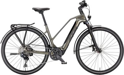 E-Bike Tourenrad KTM Macina Sport SX Elite Di2 2026 | 400 Wh | 28 Zoll | Trapez | 46 CM | Olive Pearl/Black Matt (Bild 1)