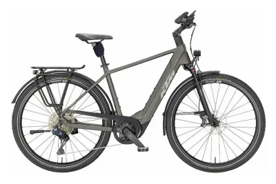 E-Stadtrad KTM MACINA STYLE 810 Di2 2025 | 800 Wh | 29 Zoll | Diamant | 60 cm | machine grey matt (silver+black) (Bild 1)