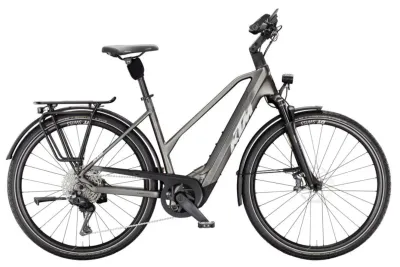 E-Bike Tourenrad KTM MACINA STYLE 810 Di2 2026 | 800 Wh | 27,5 Zoll | Trapez | 46 cm | machinegreymatt (Bild 1)