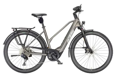 E-Bike Tourenrad KTM MACINA STYLE 820 Di2 2026 | 800 Wh | 27,5 Zoll | Trapez | 46 cm | machine grey matt (Bild 1)