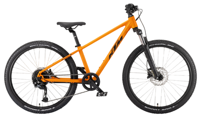Kinderfahrrad 24 Zoll KTM Wild Speed Disc 2026 | 24 Zoll | Diamant | One Size | Fresh Orange Matt (Black) (Bild 1)
