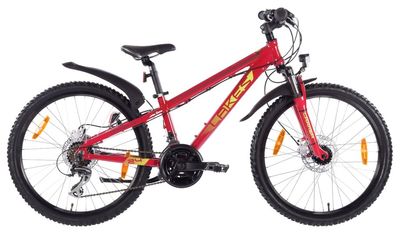 Kinderfahrrad 24 Zoll Lakes Craker 140 2026 | 24 Zoll | Diamant | 31 cm | cherryneon yellowdark anthraci (Bild 1)