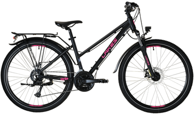 Jugendfahrrad 26 Zoll Lakes Free 26 MD 2024 | 26 Zoll | Trapez | 40 CM | black/anthracite/neon purple (Bild 1)