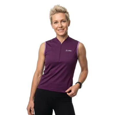 Fahrradtrikots ärmellos Löffler Half Zip Plain (Bild 5)