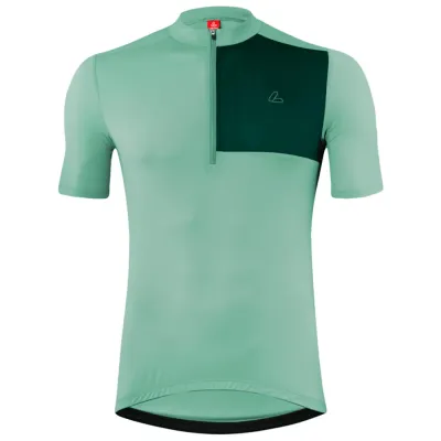 Fahrradtrikots kurzarm Löffler Skys Block Mid Half Zip (Bild 1)